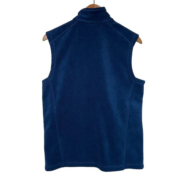 Columbia Men size Small Full Zip‎ Navy Fleece Vest - Picture 2 of 7